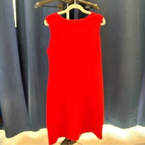 Maggy London Vibrant Red Knee Length Dress